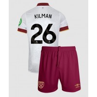 West Ham United Max Kilman #26 Tredje trøje Børn 2024-25 Kortærmet (+ Korte bukser)